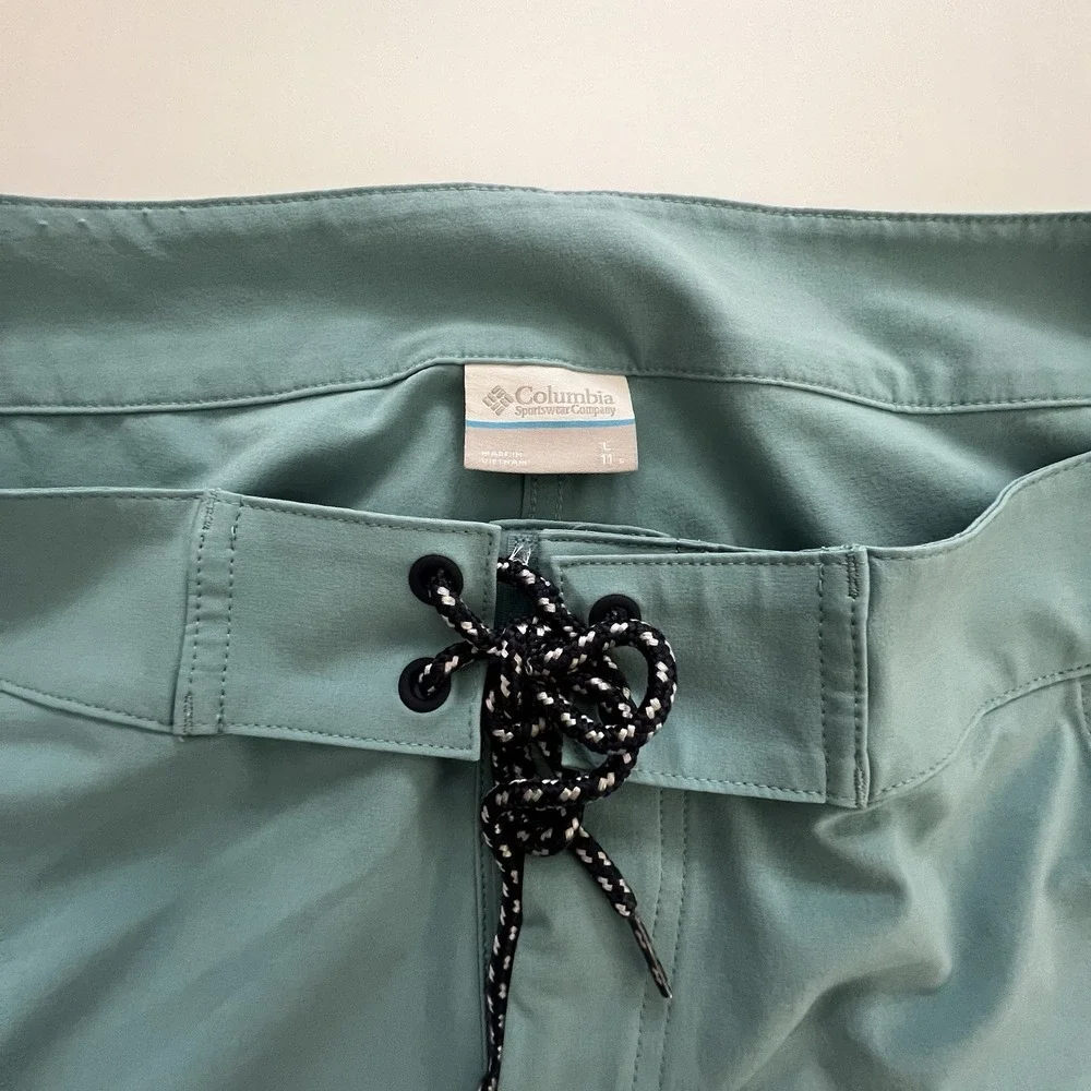 Columbia Mens Board Shorts Large Aqua 11